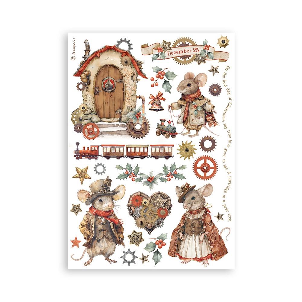 Gear Up For Christmas A5 Washi Pad