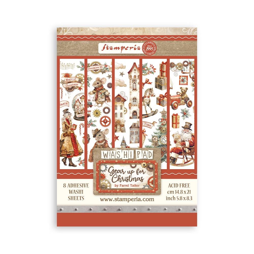 Gear Up For Christmas A5 Washi Pad