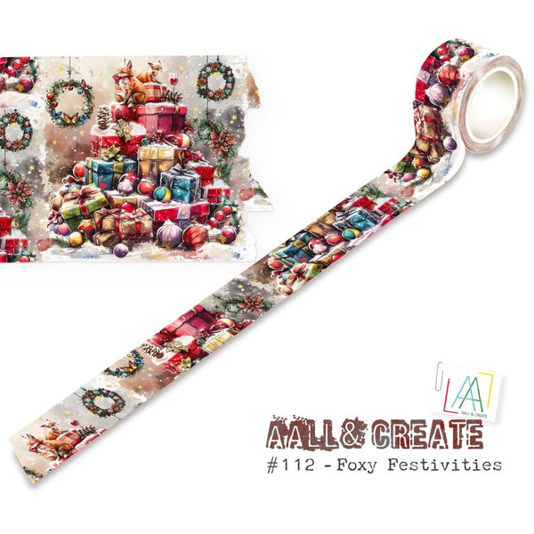 Foxy Festivities {Christmas} Layer-it-Up Washi Tape No. 112