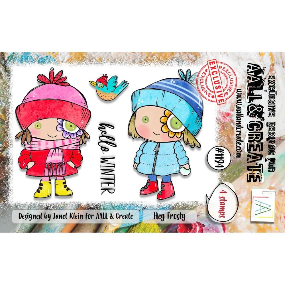 Hey Frosty A7 Clear Stamp Set No. 1194 | Christmas