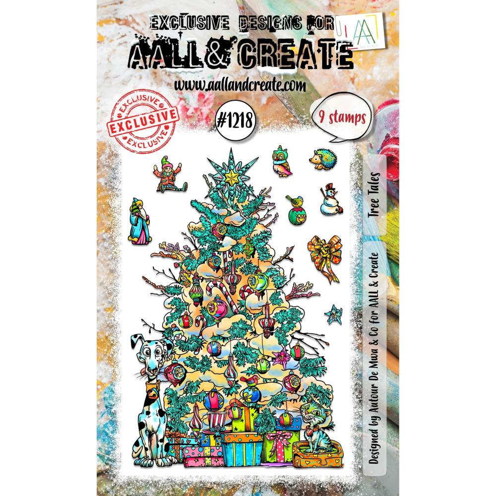 Tree Tales A6 Clear Stamp Set No. 1218 | Christmas