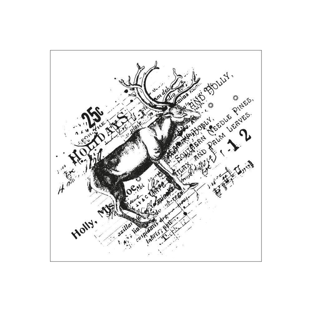 Reindeer Mix Cluster Stamp + Die Set | 49 & Market