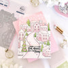 Holiday Greetings Stamp + Die + Press Plate Set {15% off Bundle Deal}