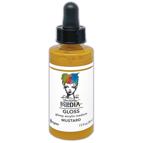 Mustard Media Gloss Dropper | Dina Wakley