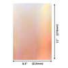 Angel Fire Ombre Iridescent Mirror Cardstock