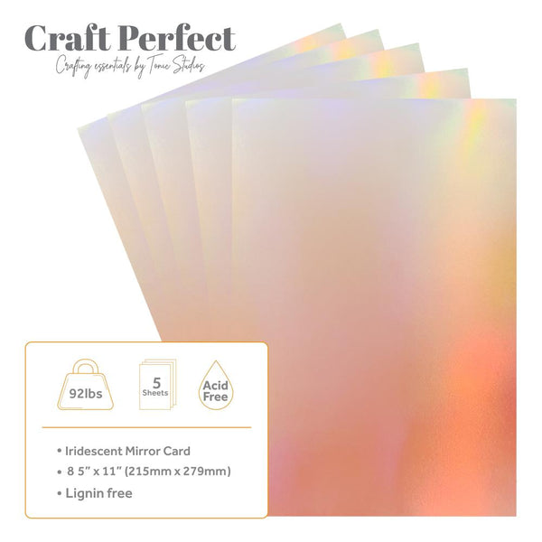 Angel Fire Ombre Iridescent Mirror Cardstock