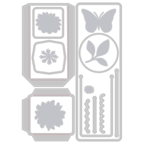 Bookmark w/ Toppers & Pockets Die Set | Eileen Hull