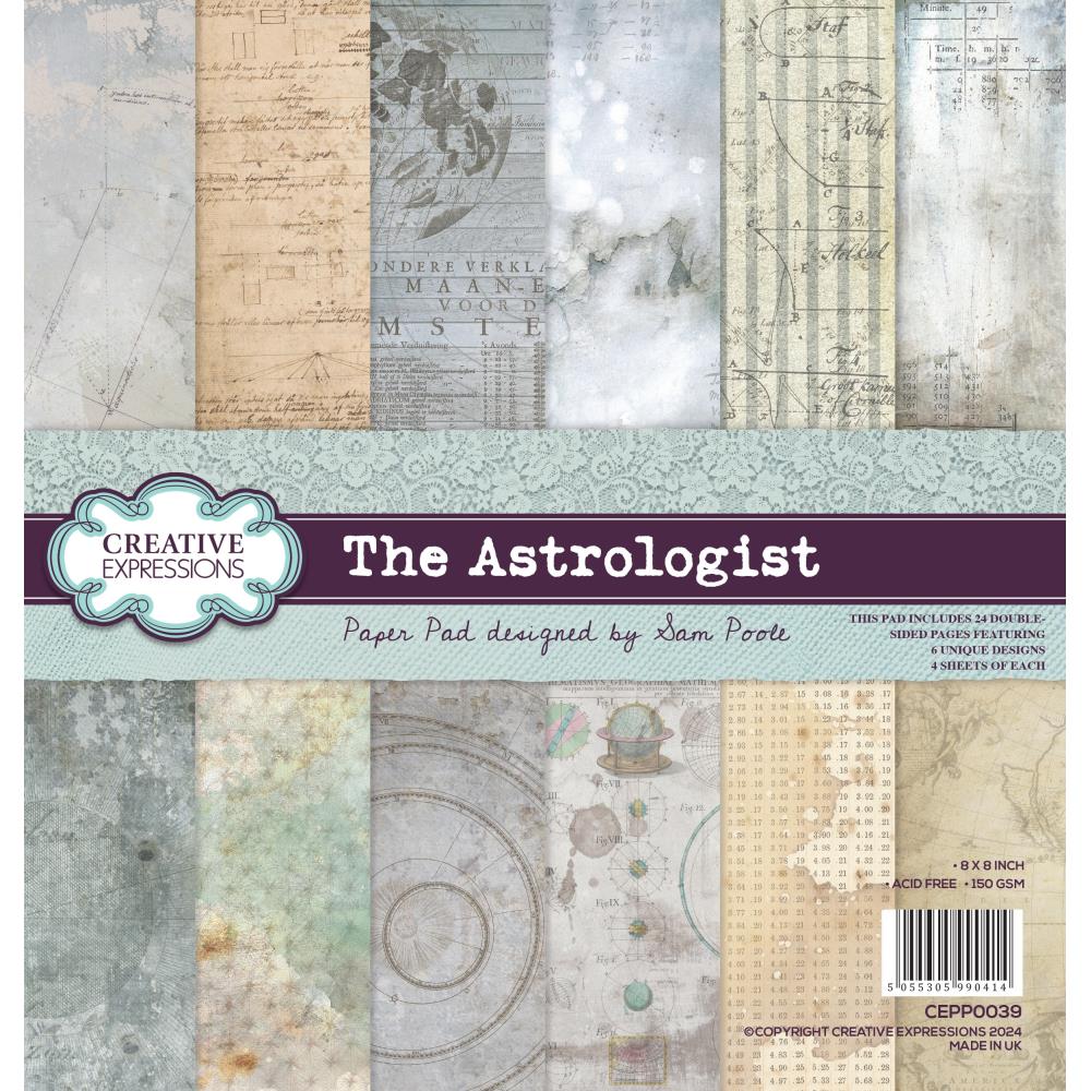 The Astrologist 8x8 Paper Pad | Sam Poole