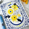 Dainty Floral Frame Press Plate