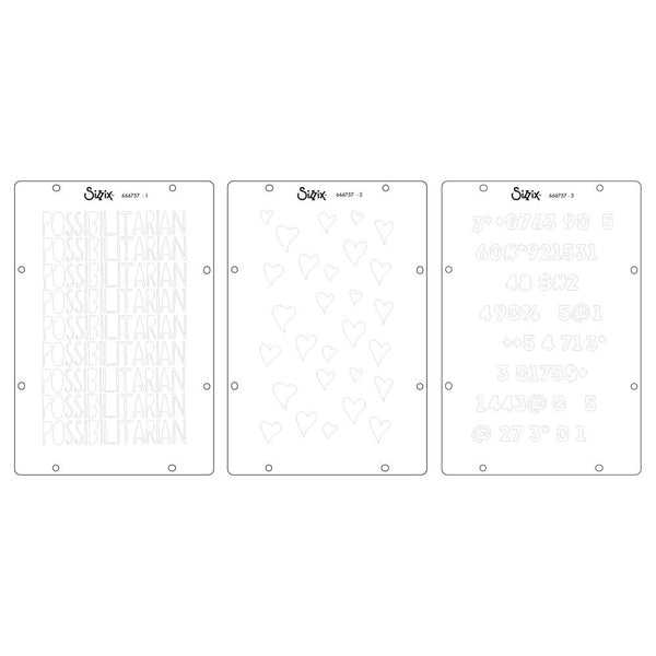 Possibilitarian A6 Stamp + A5 Stencil Set | Cat Kerr