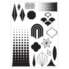 Geometric A6 Stamp + A5 Stencil Set | Vic Hollins