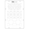 Geometric A6 Stamp + A5 Stencil Set | Vic Hollins