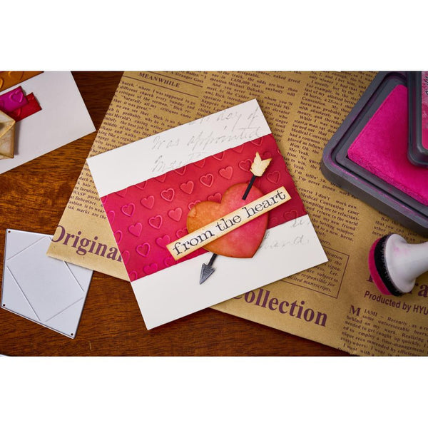 Valentines Texture Fades + Thinlits | Tim Holtz Vault Sidekick Side Order