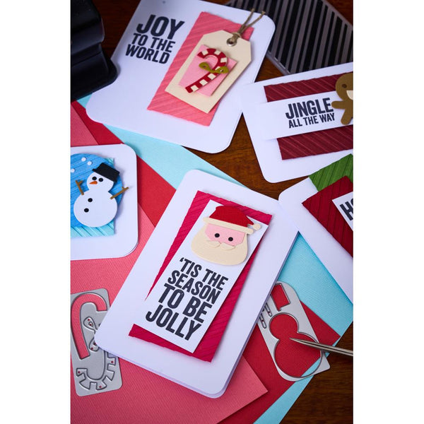 Christmas Texture Fades + Thinlits | Tim Holtz Vault Sidekick Side Order