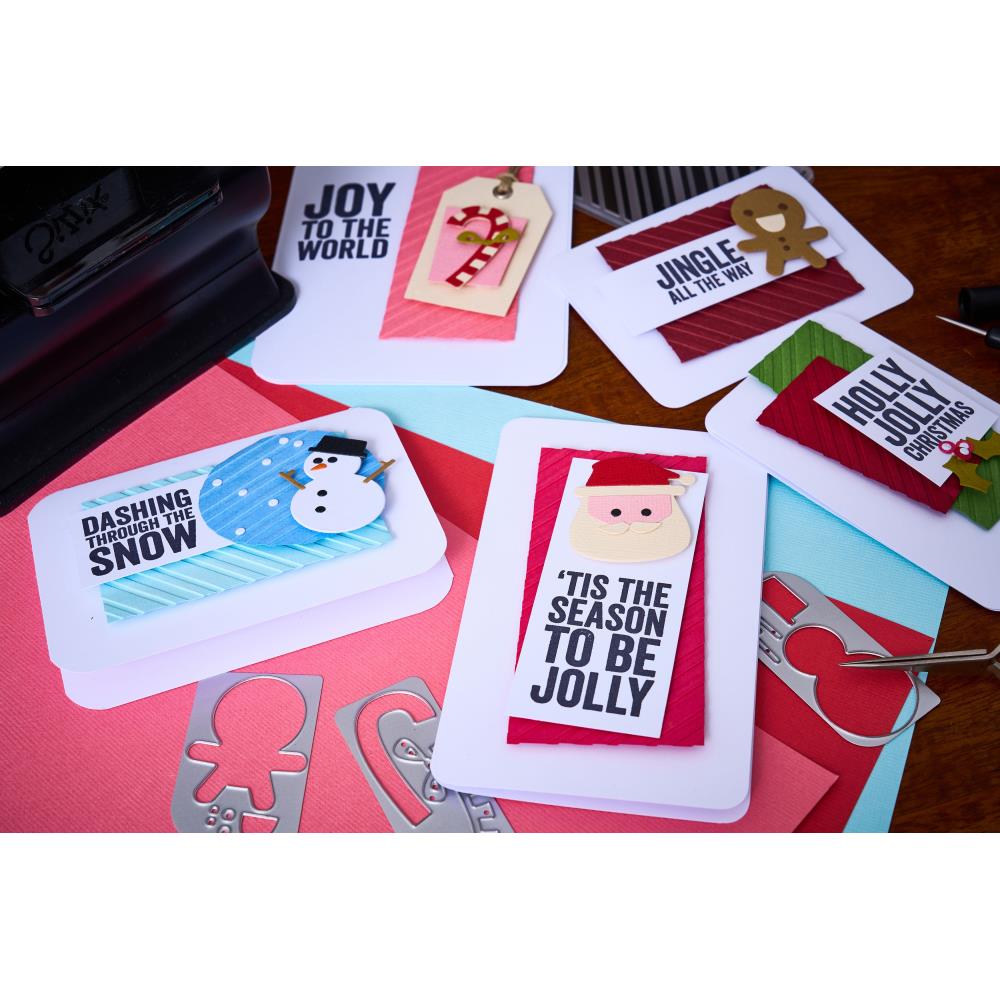 Christmas Texture Fades + Thinlits | Tim Holtz Vault Sidekick Side Order