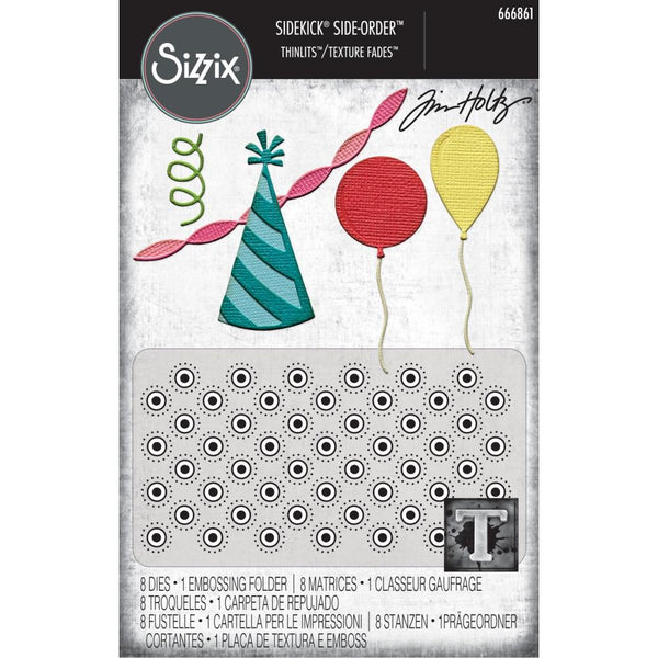 Birthday Letterboard Texture Fades + Thinlits | Tim Holtz Vault Sidekick Side Order