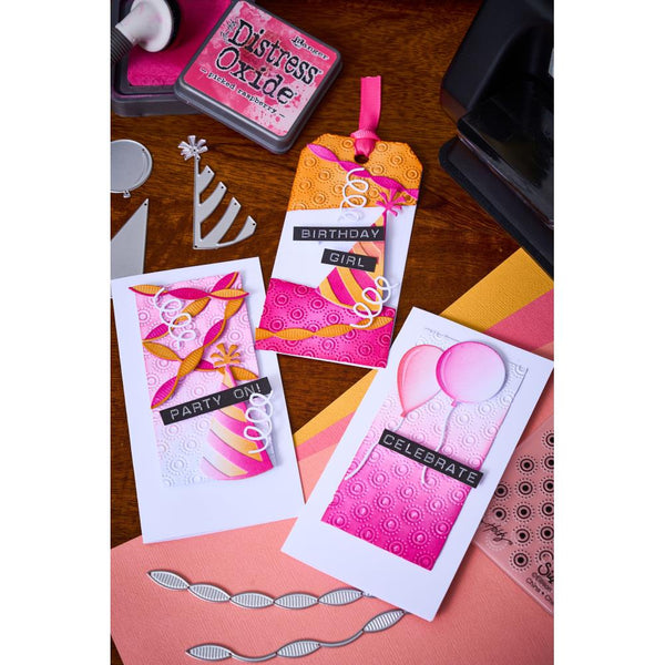 Birthday Letterboard Texture Fades + Thinlits | Tim Holtz Vault Sidekick Side Order