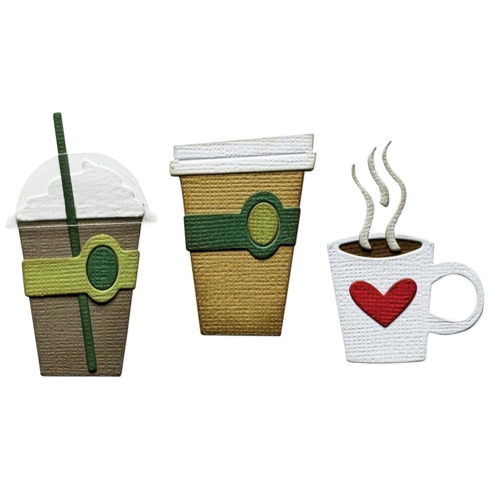 Coffee Letterboard Texture Fades + Thinlits | Tim Holtz Vault Sidekick Side Order