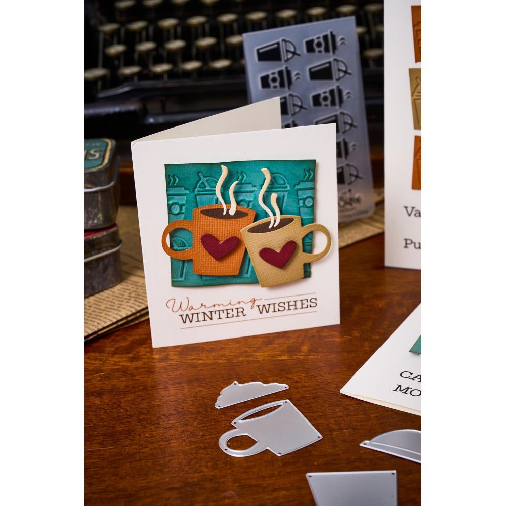 Coffee Letterboard Texture Fades + Thinlits | Tim Holtz Vault Sidekick Side Order