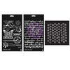 Perfectly Grungy Art Alchemy 6x9 + 5.5x6 Stencil Set | Finnabair {Limited Edition}