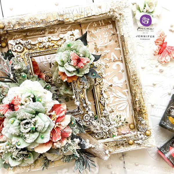 Perfectly Grungy Art Alchemy 6x9 + 5.5x6 Stencil Set | Finnabair {Limited Edition}