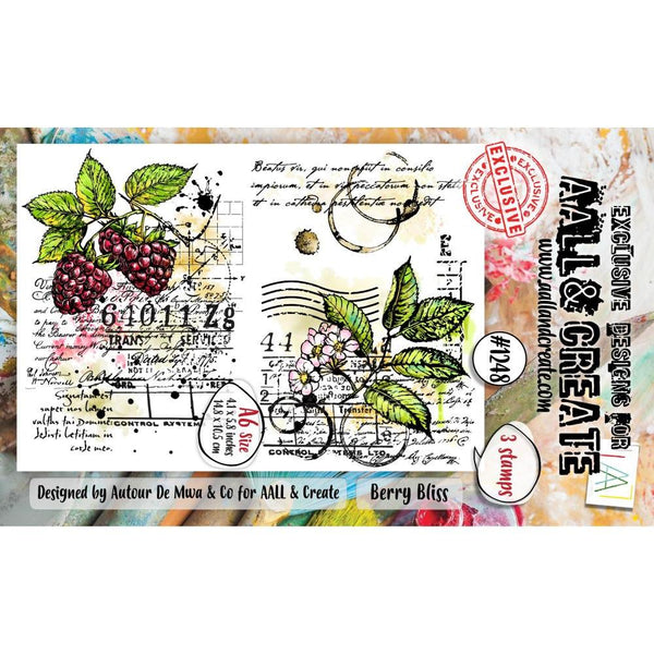 Berry Bliss A6 Clear Stamp Set No. 1248 {clearance}