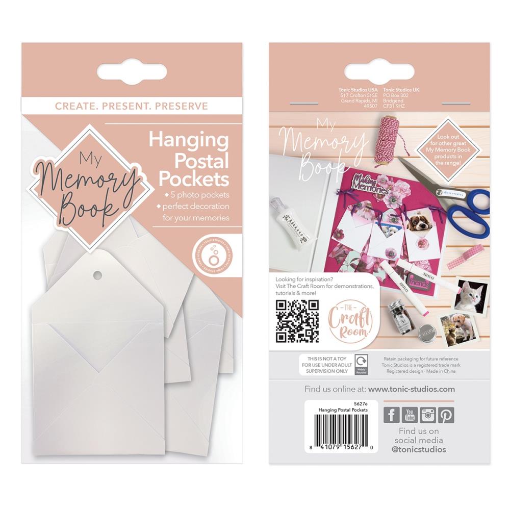 Memory Book Hanging Postal Pockets