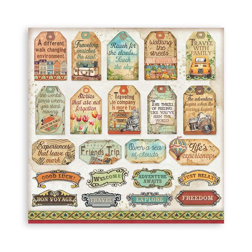 Art of Travelling 12x12 Double-Sided Paper Pad {clearance}