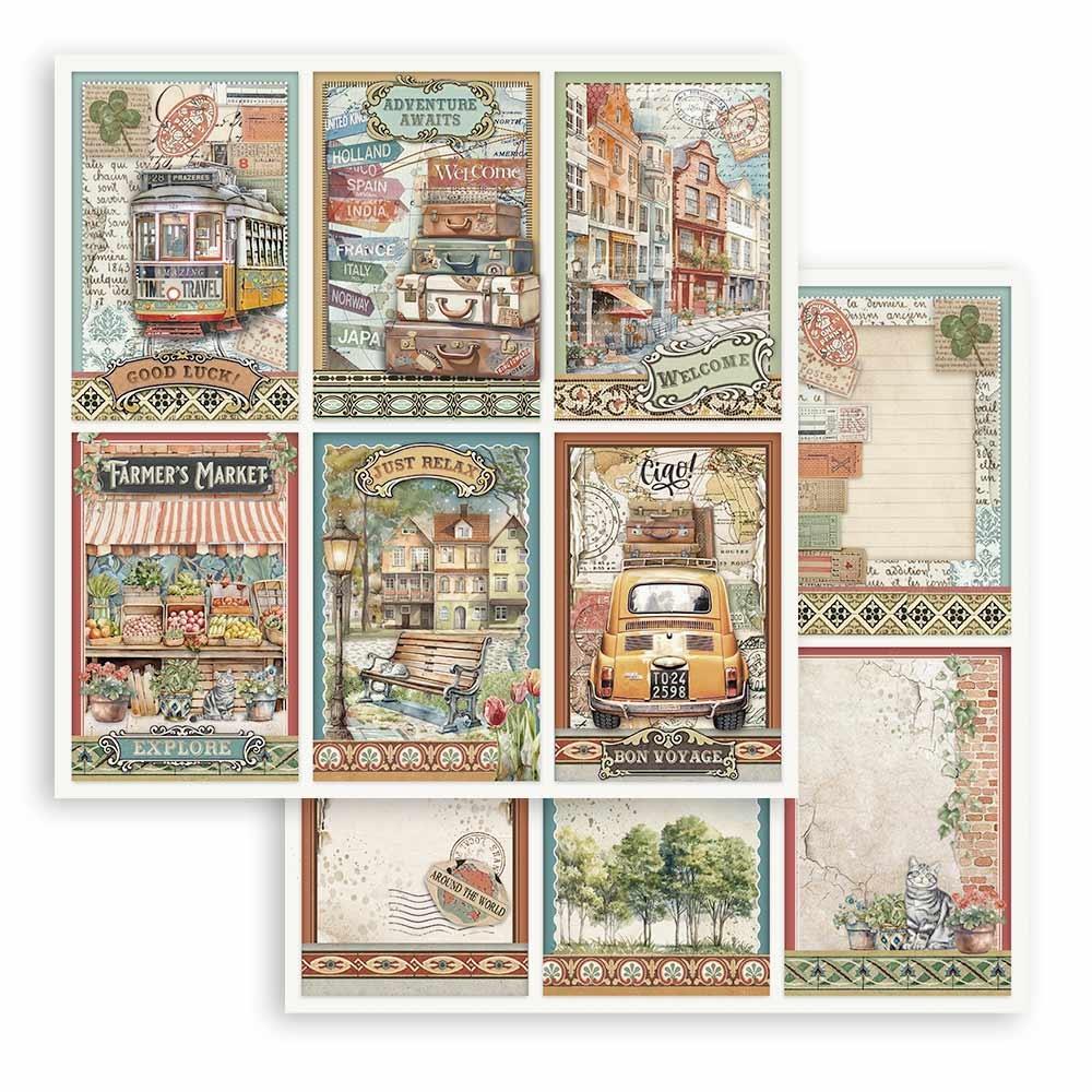 Art of Travelling 12x12 Double-Sided Paper Pad {clearance}