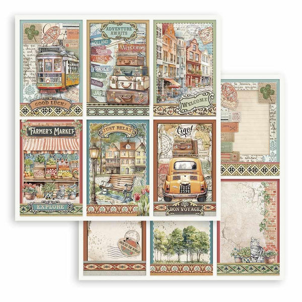 Art of Travelling 12x12 Double-Sided Paper Pad {clearance}