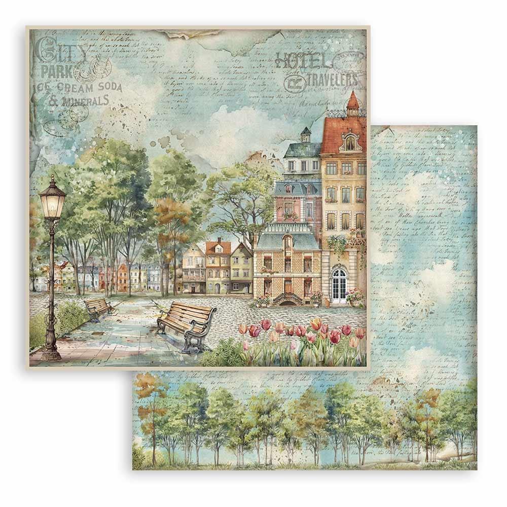 Art of Travelling 12x12 Double-Sided Paper Pad {clearance}