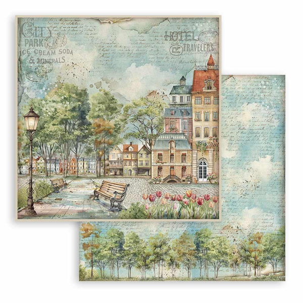 Art of Travelling 12x12 Double-Sided Paper Pad {clearance}