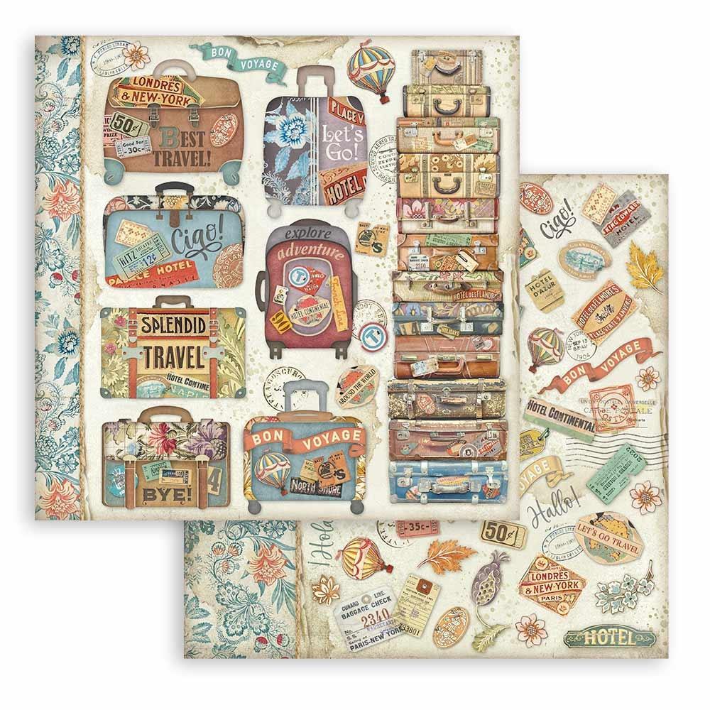 Art of Travelling 12x12 Double-Sided Paper Pad {clearance}