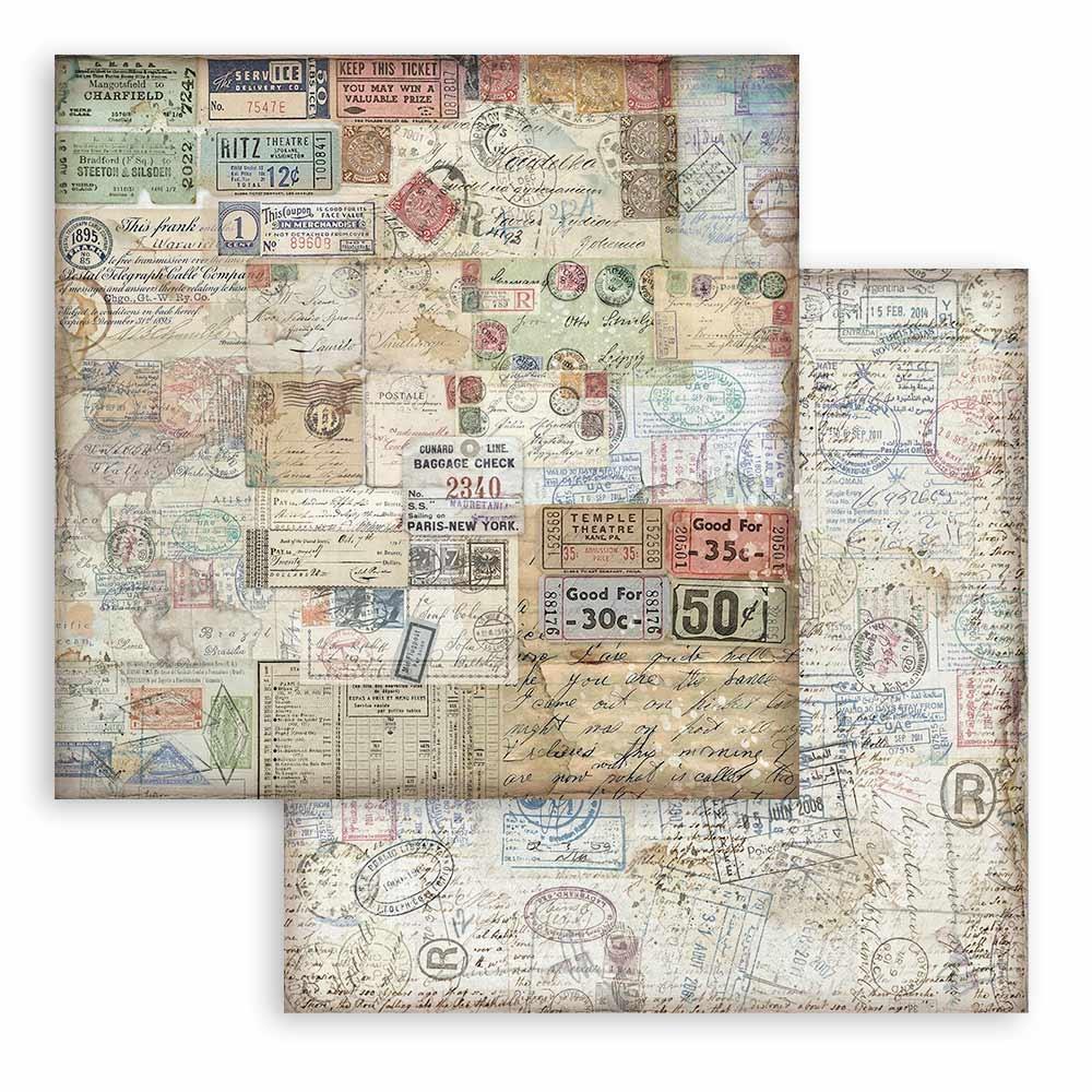 Art of Travelling 12x12 Double-Sided Paper Pad {clearance}