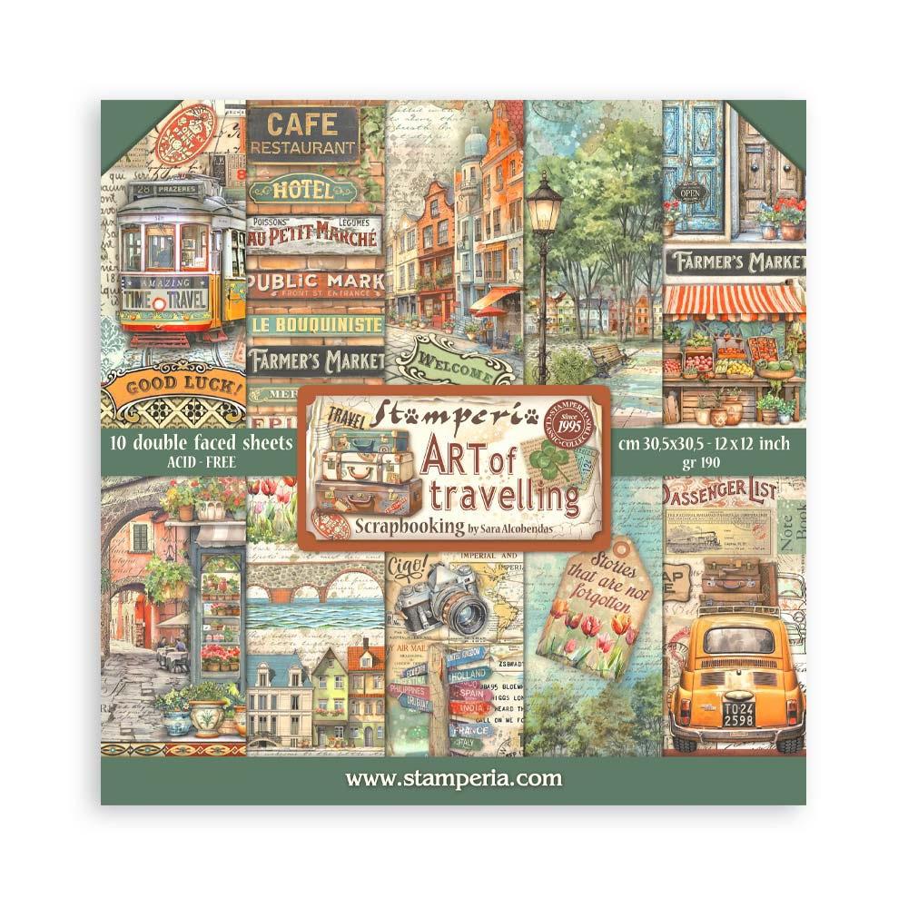 Art of Travelling 12x12 Double-Sided Paper Pad {clearance}