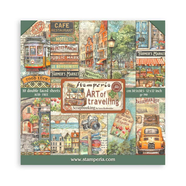 Art of Travelling 12x12 Double-Sided Paper Pad {clearance}