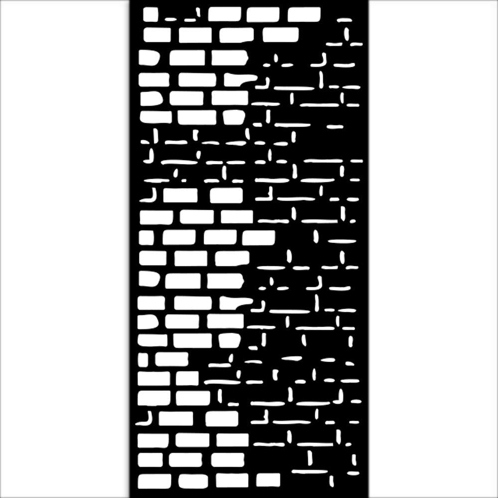 Art of Travelling Bricks Stencil