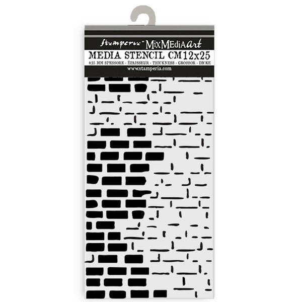 Art of Travelling Bricks Stencil