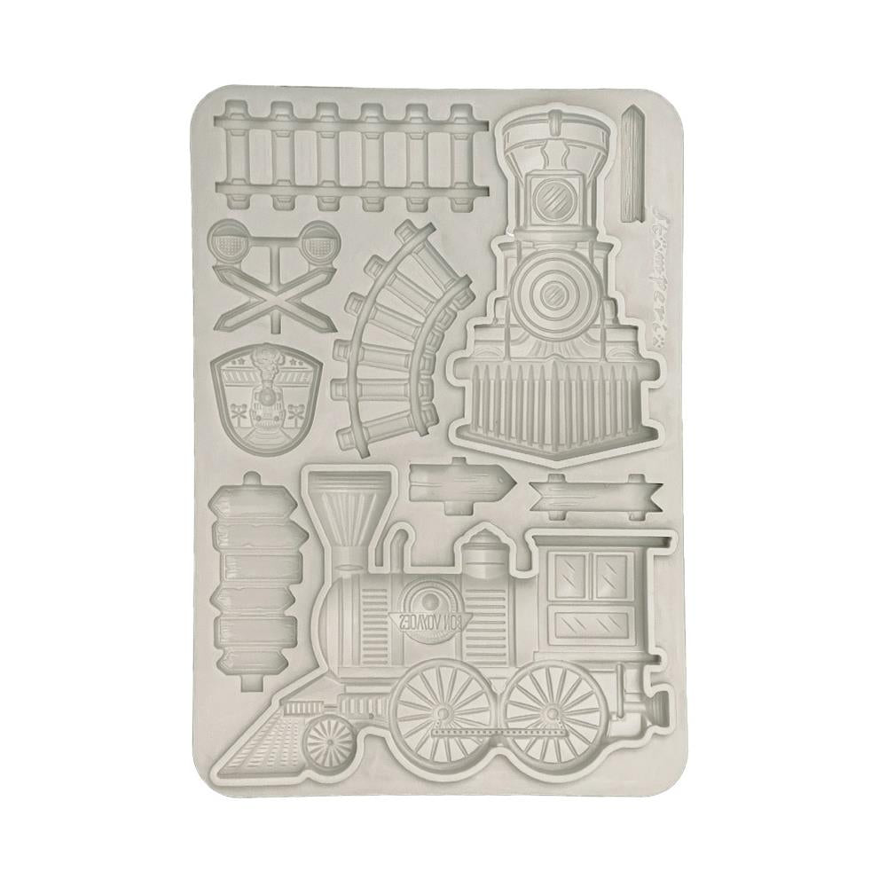 Art of Travelling Train A5 Silicone Mould