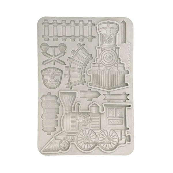 Art of Travelling Train A5 Silicone Mould