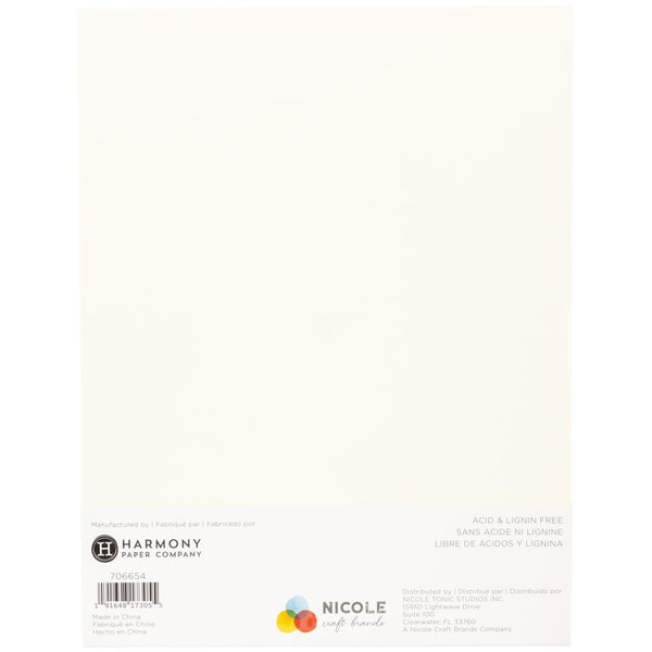 Ivory 110# Solid Core 8.5x11 Cardstock 50pk