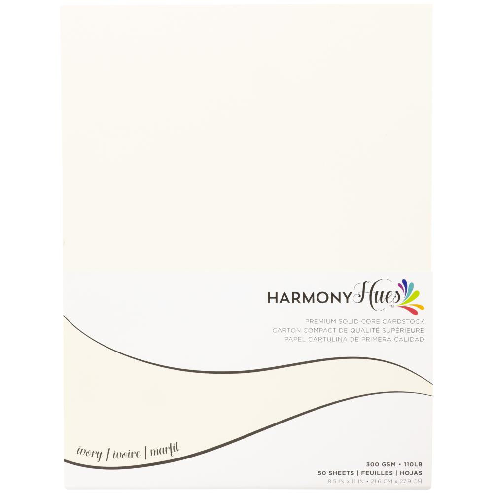 Ivory 110# Solid Core 8.5x11 Cardstock 50pk