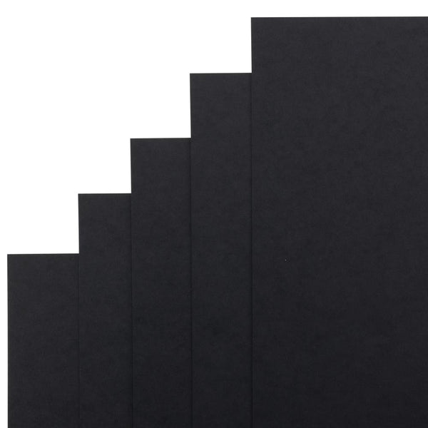 Midnight Black 110# Solid Core 8.5x11 Cardstock 50pk