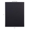Midnight Black 110# Solid Core 8.5x11 Cardstock 50pk
