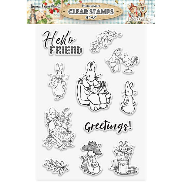 Peter's Garden Clear Stamp Set