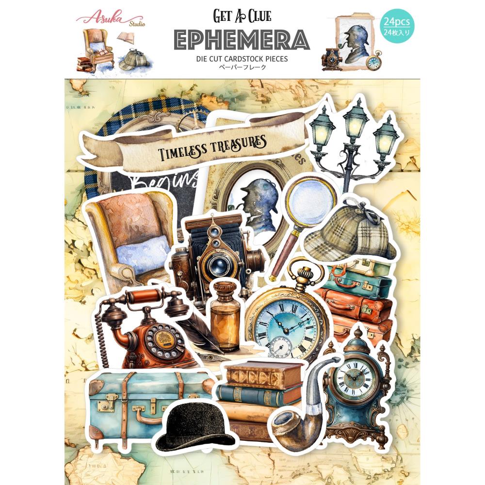 Get a Clue Cardstock Ephemera Die Cuts