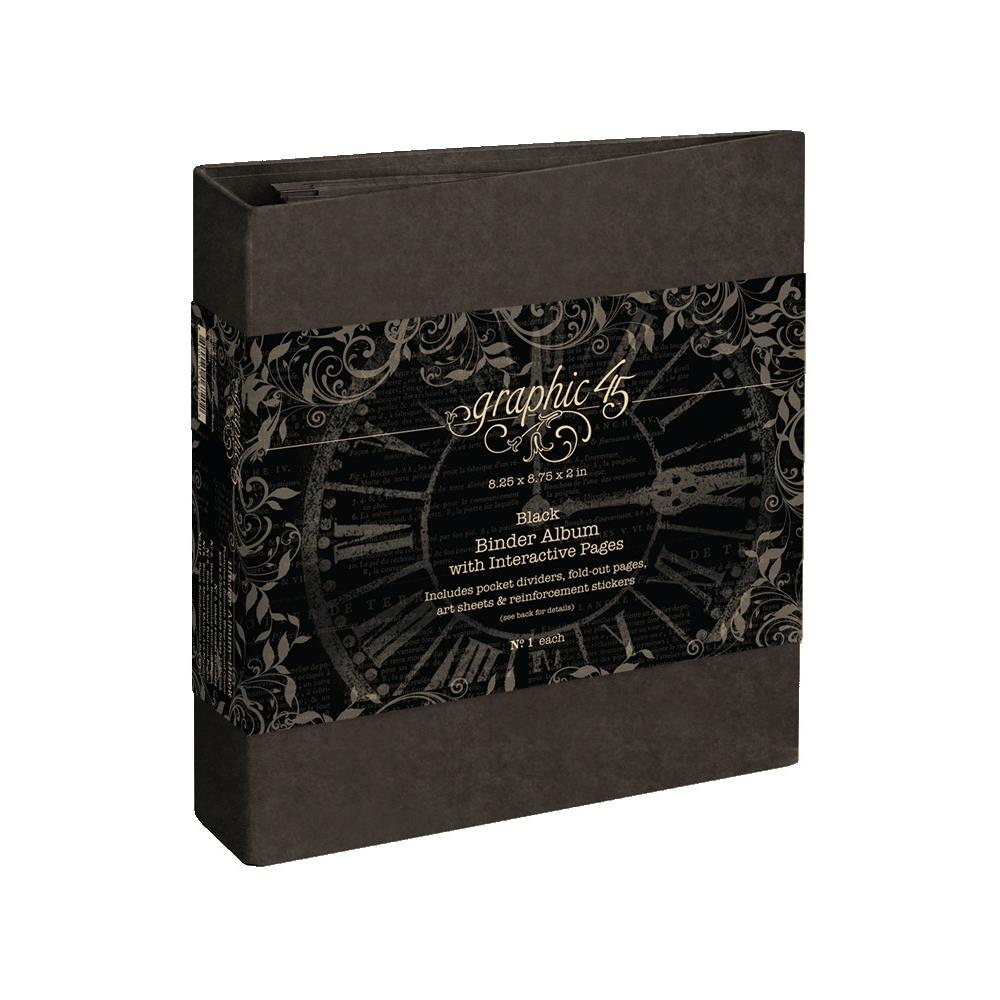 Black Binder Album with Interactive Pages