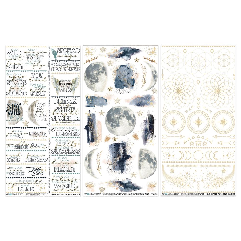 Starlight Dreams Blendable Rub-on Transfer Set {clearance}
