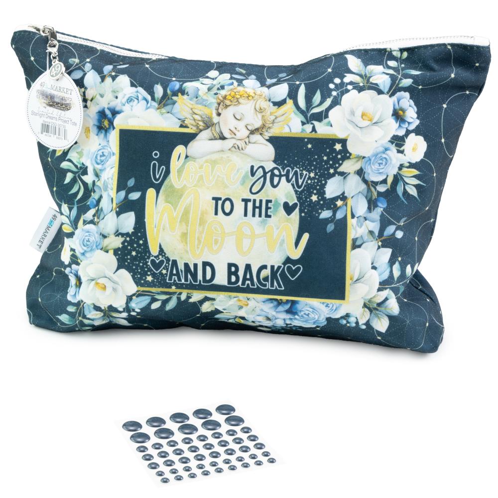 Starlight Dreams Project Tote w/ Enamel Dots {clearance}