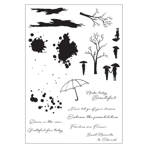 Rainy Day Stamp + Die Set | Stacey Park